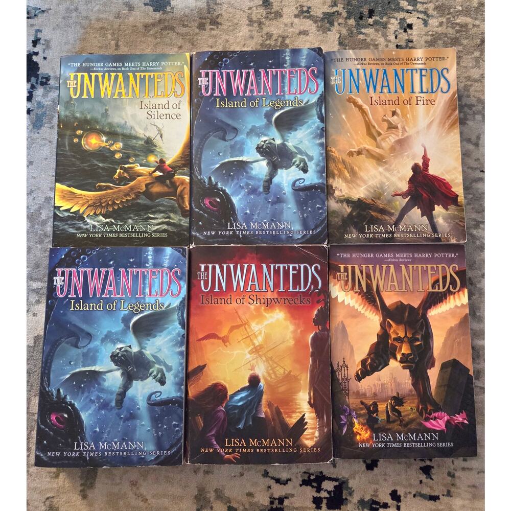 The Unwanteds Series‎ by Lisa McMann - 6 Book Lot